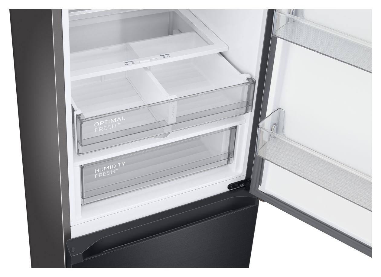 RB38C7B5AB1 276 l / 114 l Kühl-Gefrierkombi freistehend NoFrost 108 kWh Jahr  (Schwarz) 