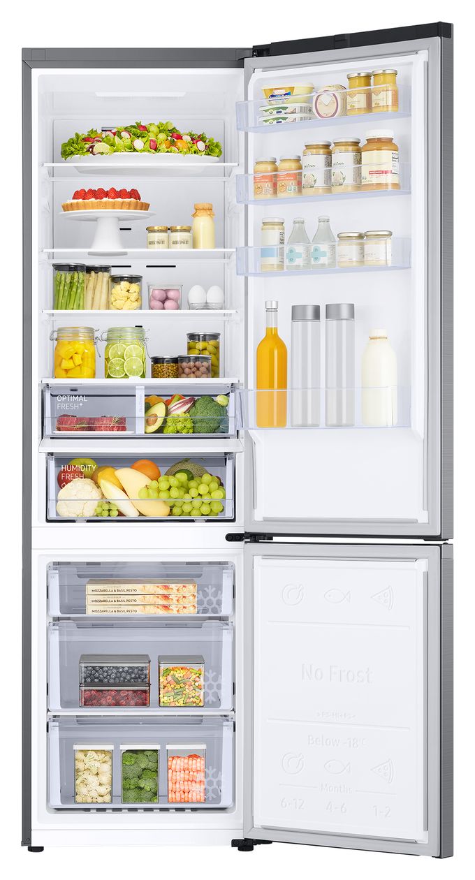 RB38T607BS9 273 l / 114 l Kühl-Gefrierkombi freistehend NoFrost 134 kWh Jahr  (Edelstahl) 