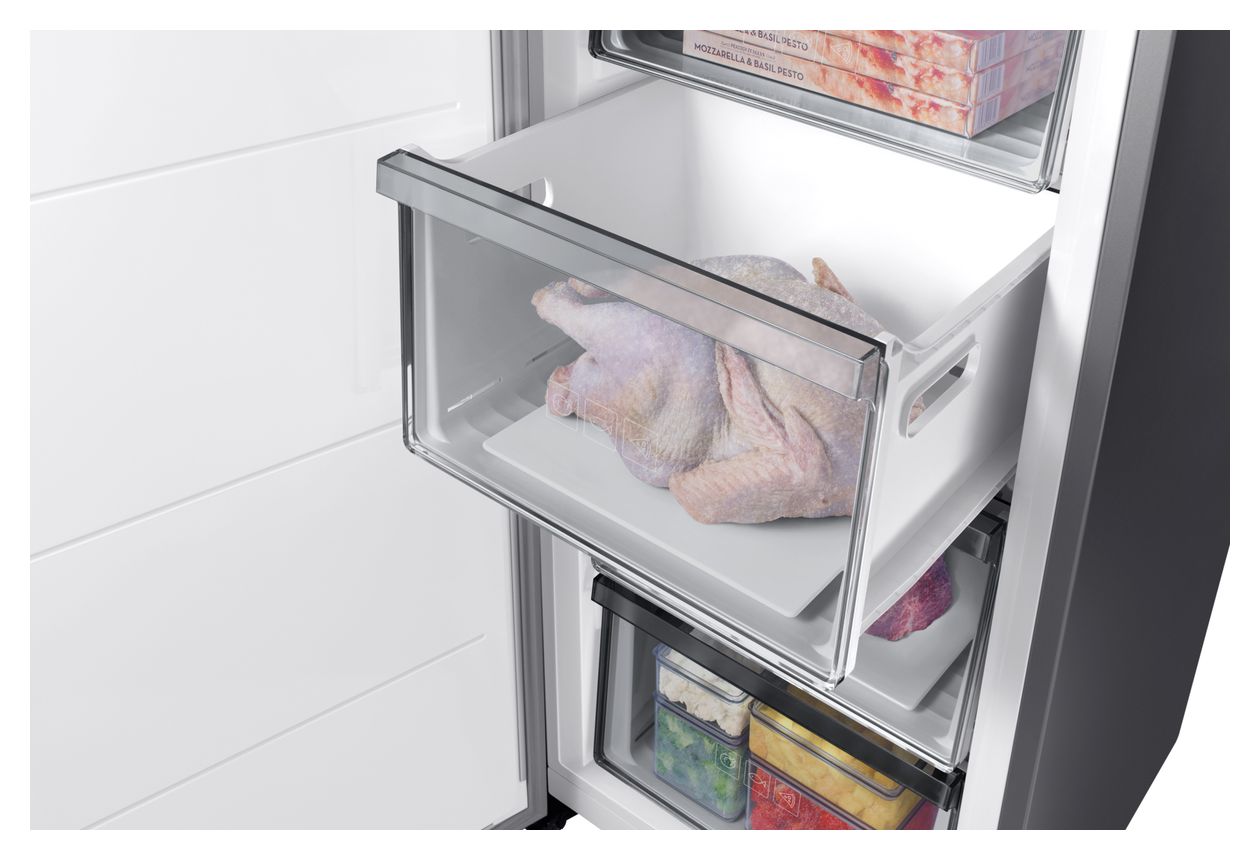 RZ32C7BH6S9 323 l Gefrierschrank 210 kWh Jahr NoFrost  (Edelstahl) 