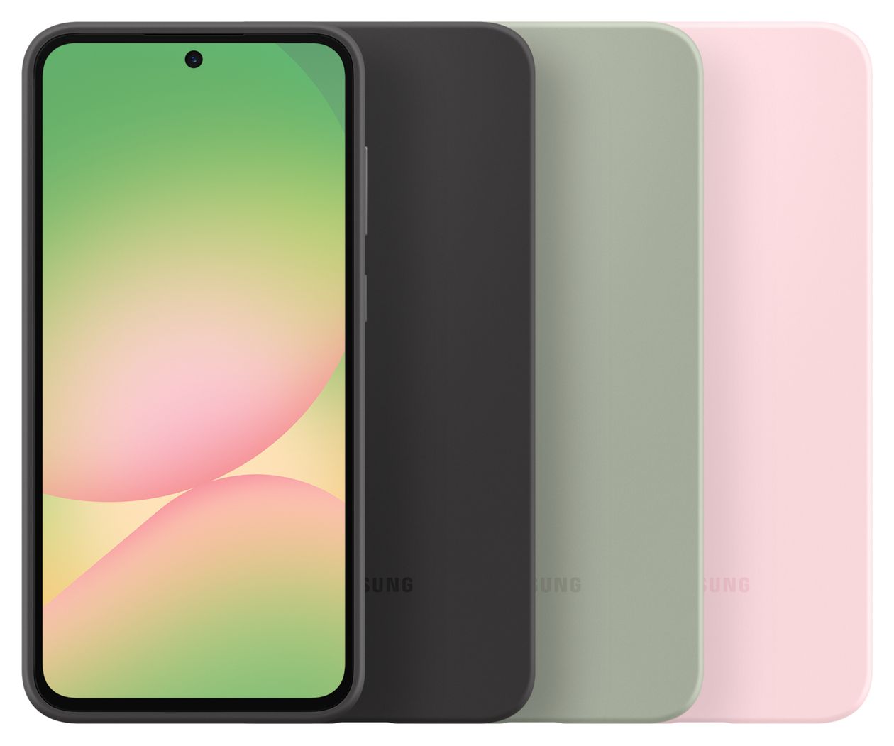 Silicone Case Cover für Samsung Galaxy A56 5G  (Schwarz) 