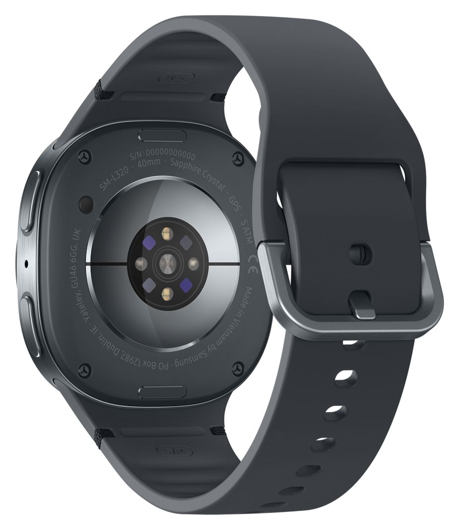 Galaxy Watch8 Digital 40 mm S/M Smartwatch Rund IP68 40 h  (Graphit) 