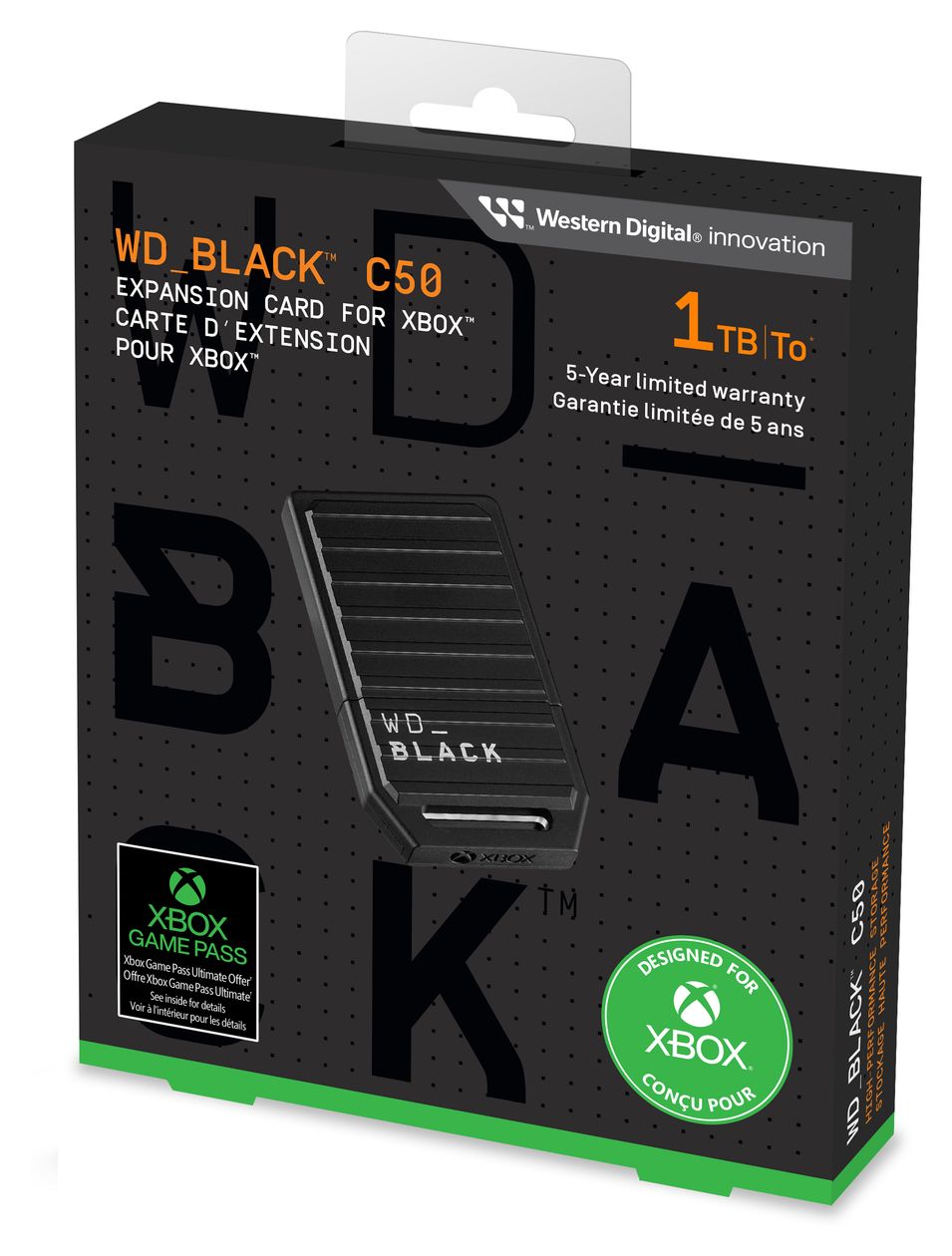 Black C50 Erweiterungskarte 1GB Xbox Series X/Xbox Series S  (Schwarz) 