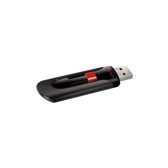 Cruzer Glide USB Typ-A Stick 128 GB  (Schwarz, Rot) 