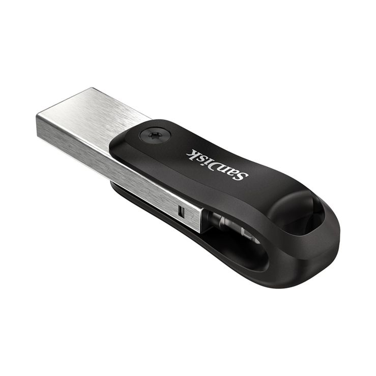 iXpand Go USB Type-A / Lightning Stick 128 GB  (Schwarz, Silber) 