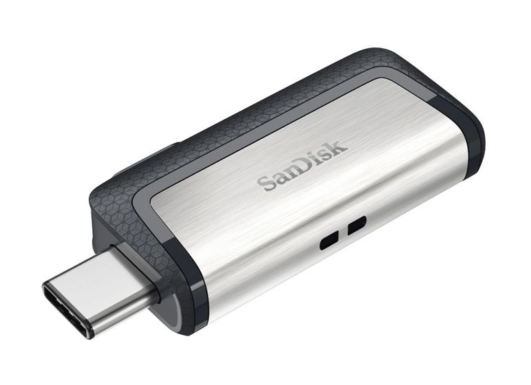 Ultra Dual Drive USB Type-A / USB Type-C Stick 64 GB  (Schwarz, Silber) 