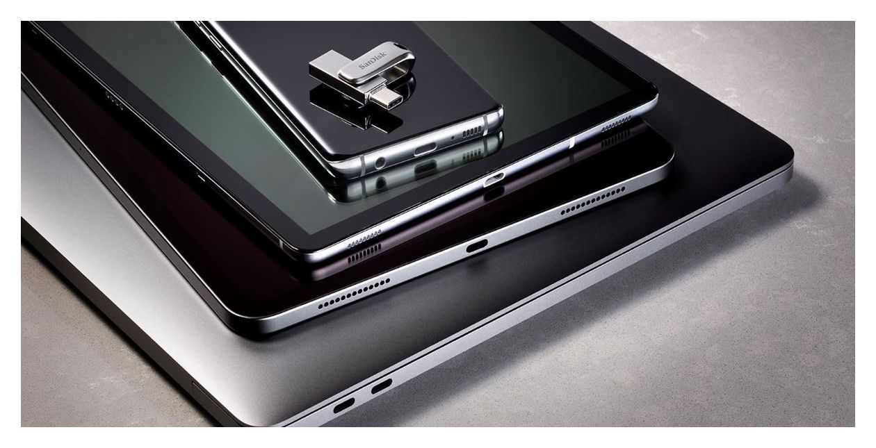 Ultra Dual Drive Luxe USB Type-A / USB Type-C Stick 1 TB  (Edelstahl) 