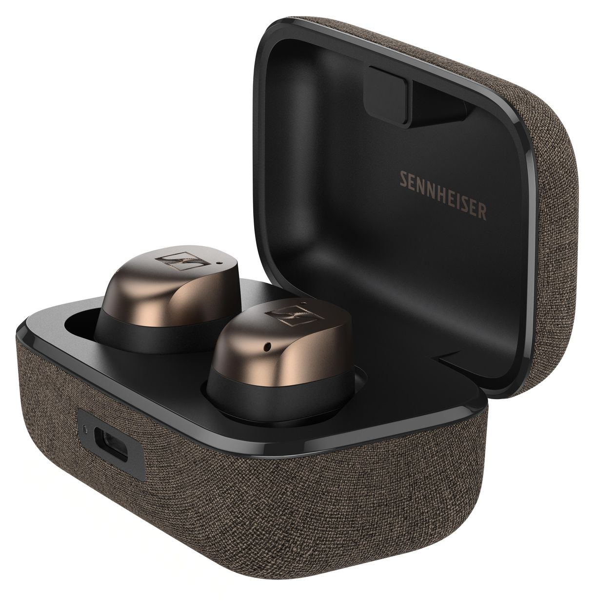 Momentum True Wireless 4 In-Ear Bluetooth Kopfhörer Kabellos TWS IP54 USB Typ-C  (Schwarz, Kupfer) 