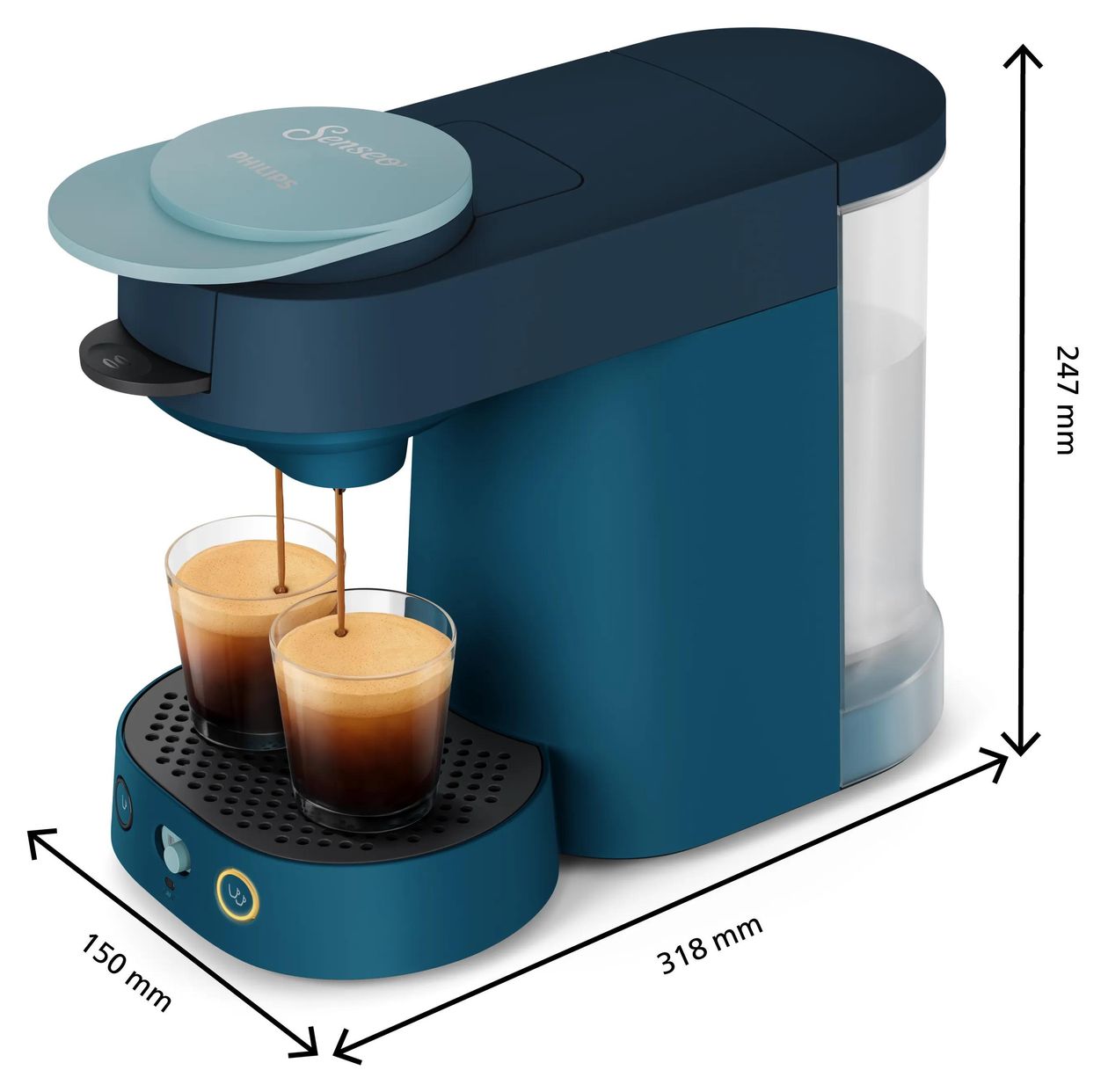 CSA225/00 Senseo Vibe Kaffeepad Maschine  (Blau) 