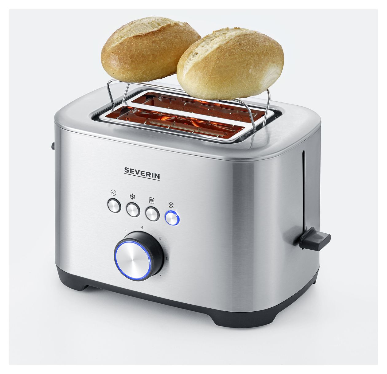 AT2620 Toaster 800 W 2 Scheibe(n) 7 Stufen  (Schwarz, Edelstahl) 