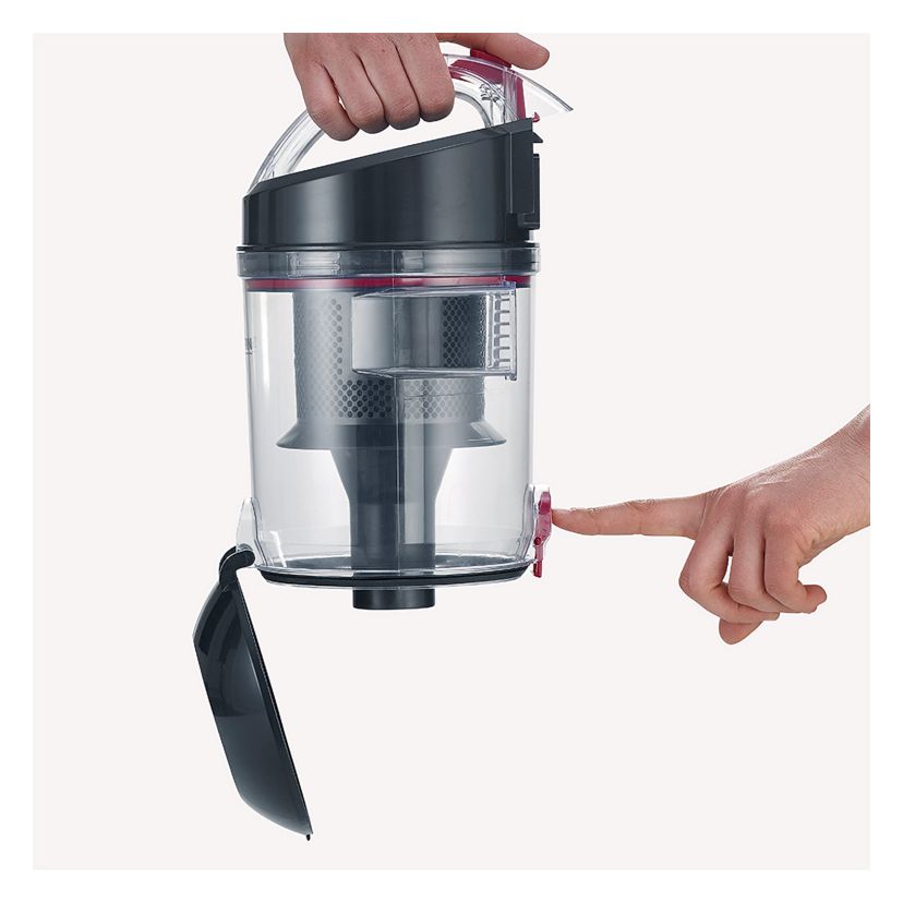 CY7089 Single Zyclone Bodenstaubsauger Beutellos 750 W HEPA  (Schwarz, Rot) 