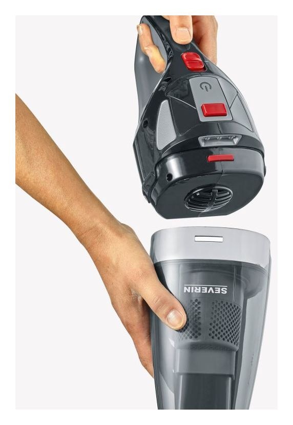 HV7147 Handstaubsauger Beutellos bis 50 min Laufzeit 18,5 V  (Schwarz, Grau, Rot) 