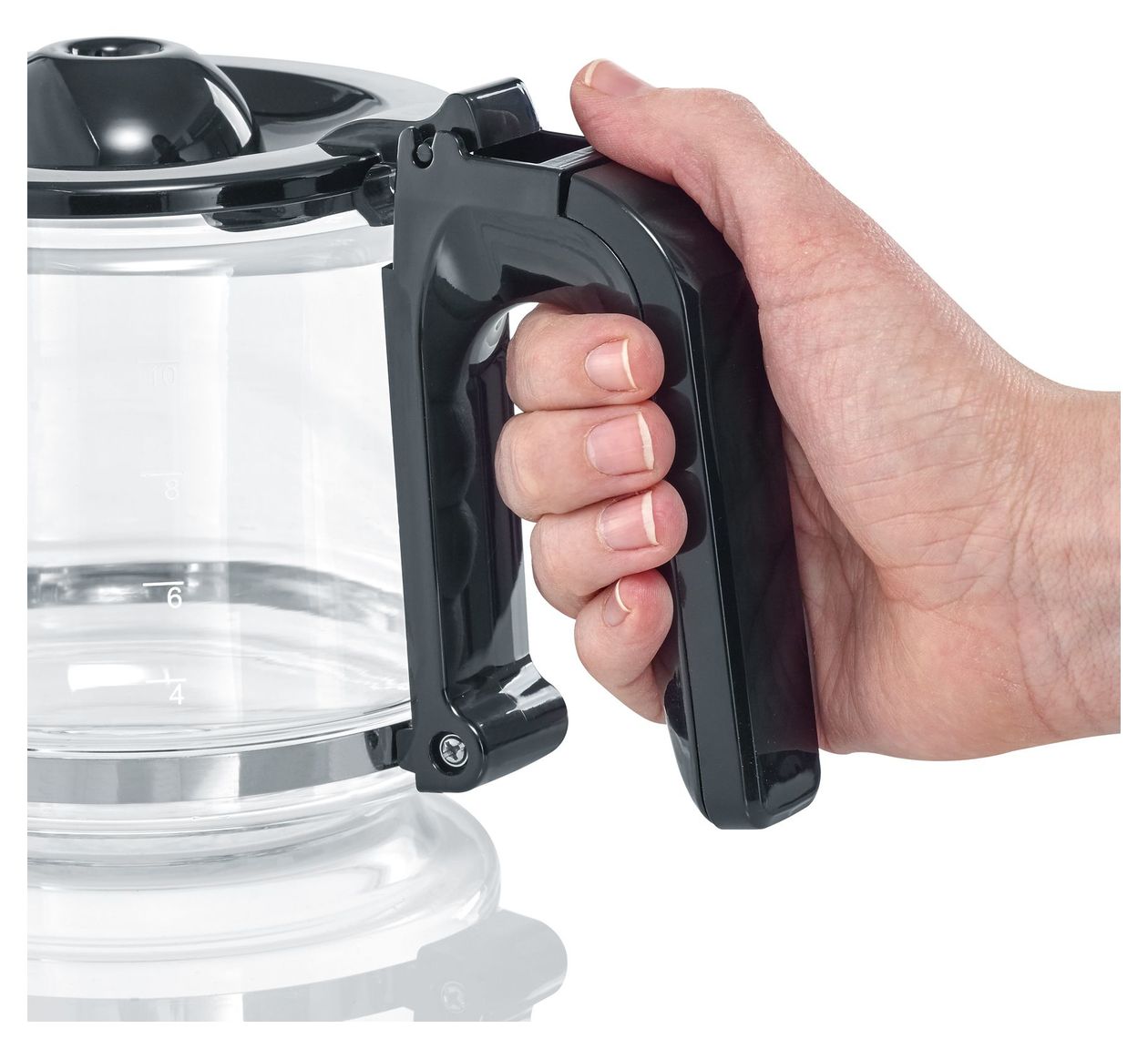 KA4815 10 Tassen Filterkaffeemaschine  (Schwarz) 