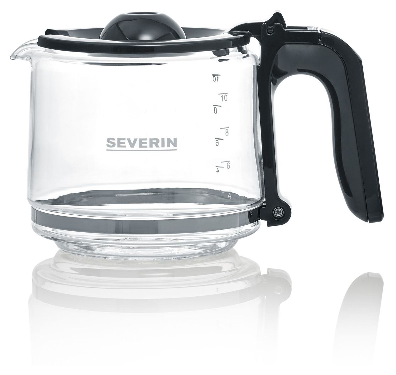 KA4823 10 Tassen Filterkaffeemaschine 1,2 l  (Schwarz, Edelstahl) 