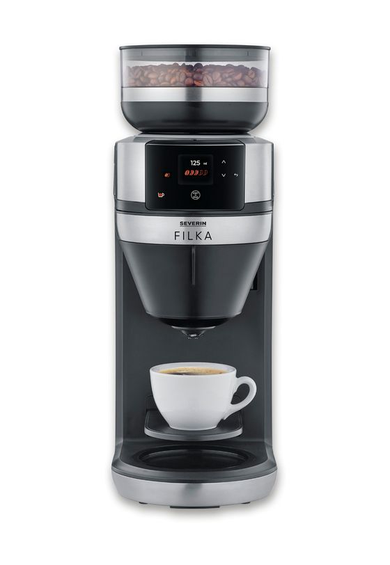 KA4852 1 Tassen Filterkaffeemaschine  (Schwarz, Silber) 