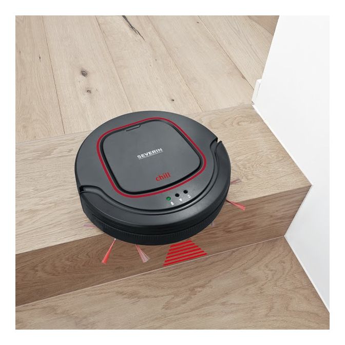 RB7025 Chill Saugroboter 90 min Akku  (Schwarz, Grau, Rot) 