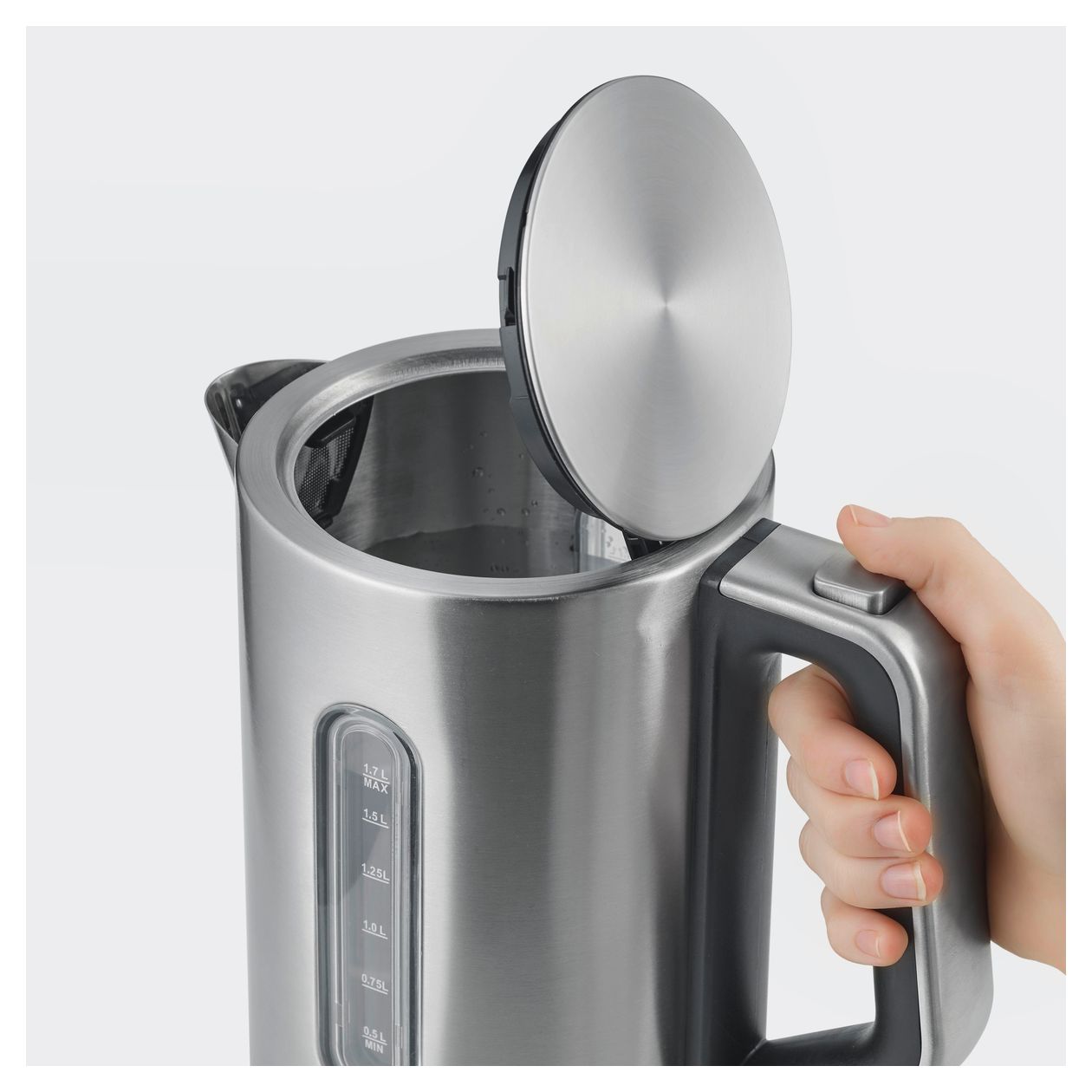 WK3402 1,7 l Wasserkocher 2400 W  (Edelstahl) 