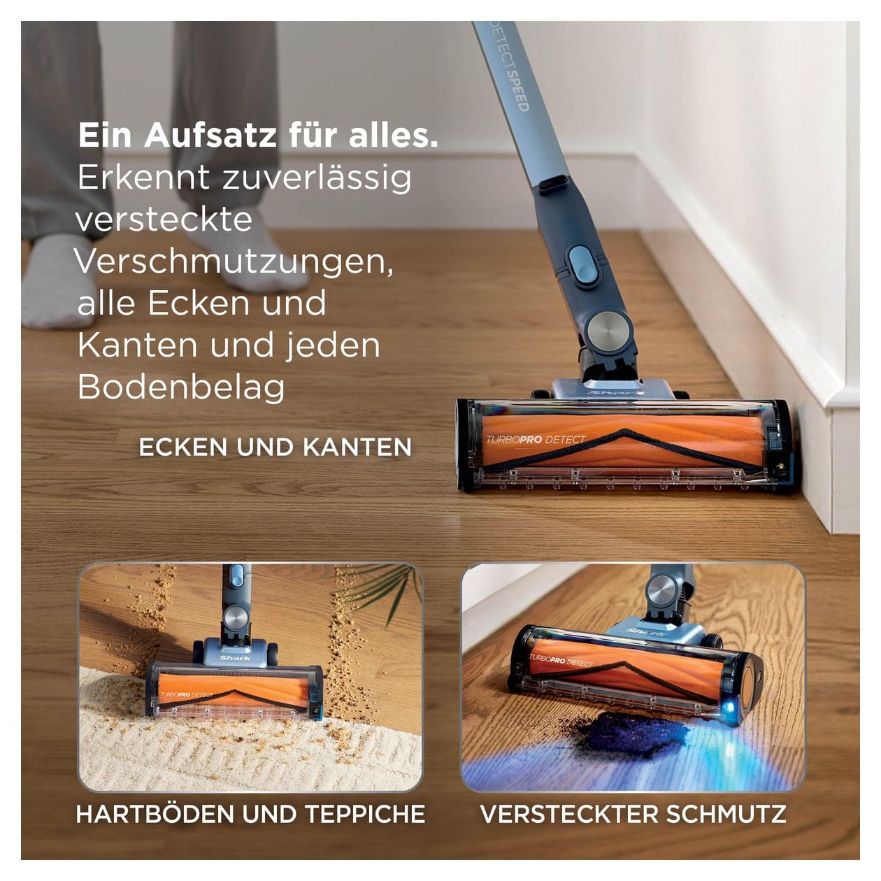 IA3244EUT Handstaubsauger Beutellos bis 60 min Laufzeit HEPA, Schaum  (Blau) 