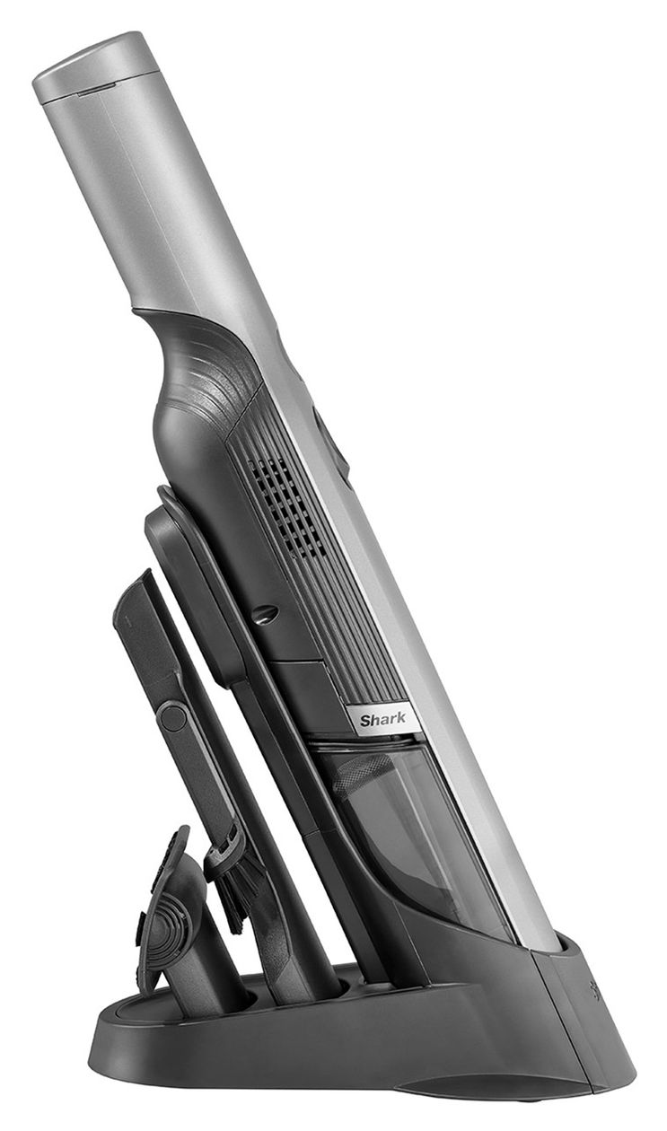 WV200EU Handstaubsauger Beutellos bis 5 min Laufzeit 12 V HEPA  (Silber) 