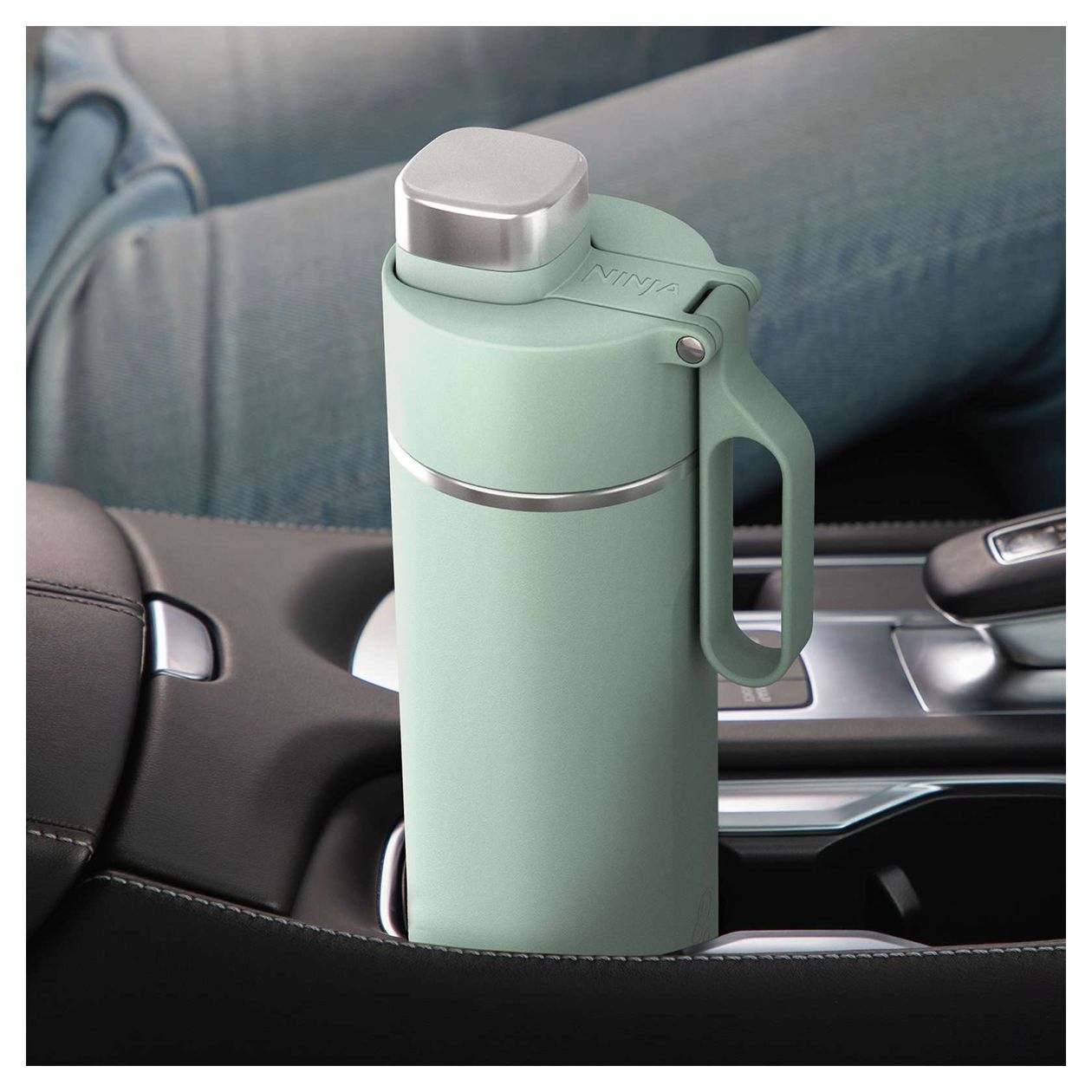 Thirsti 700ml Kunststoff, Edelstahl  (Mintfarbe) 