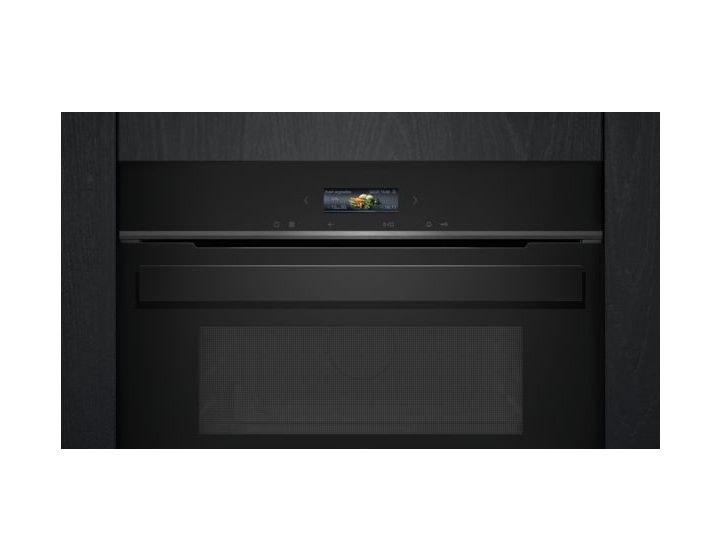 iQ700 CE932GXB1 Einbau-Mikrowelle 1000 W Größe: groß 5 Stufen Grill (Schwarz) 