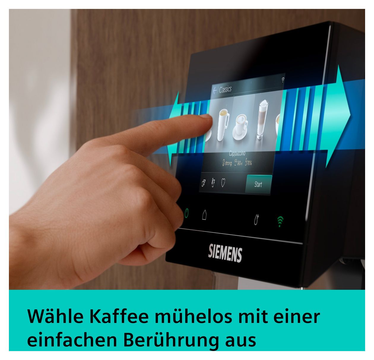 EQ700 TQ727D03 iAroma Kaffeevollautomat 19 bar 2,4 l 320 g  (Edelstahl) 