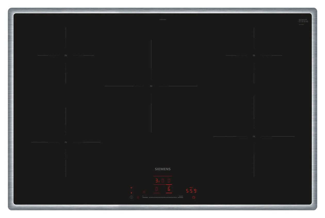 iQ100 EH845HVB1E autarkes 80 cm Induktions Kochfeld/Herdplatte 5 Zone(n) 