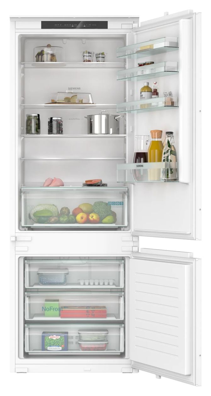iQ100 KB96NNSE0 Schlepptür 285 l / 98 l 194 cm Einbau Kühl-/Gefrierkombination 256 kWh NoFrost 