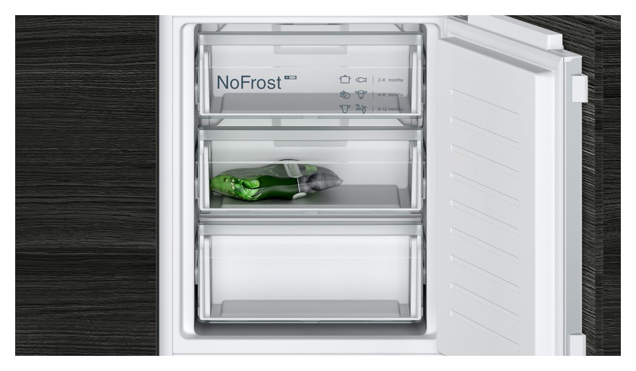 iQ100 KI86NNFE0 184 l / 76 l 177,5 cm Einbau Kühl-/Gefrierkombination 234 kWh NoFrost 
