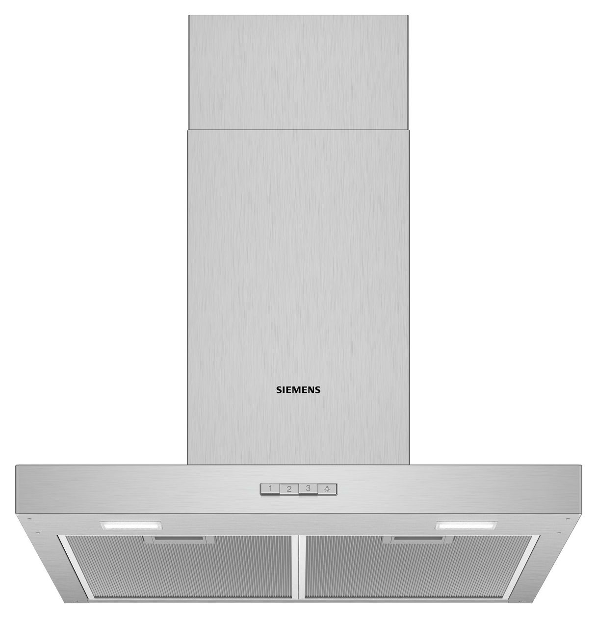 iQ100 LC64BBC50 Abluft Dunstabzugshaube/Esse Wand 60 cm (Edelstahl) 