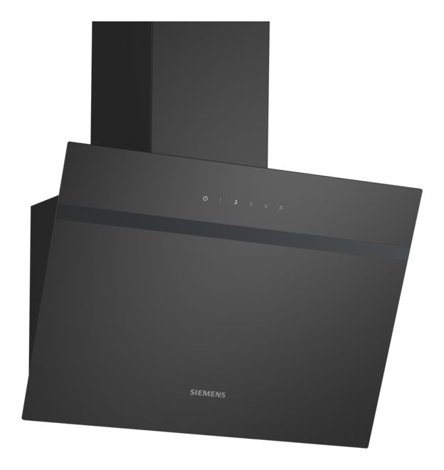 IQ100 LC65KDK60 Abluft/Umluft Dunstabzugshaube/Esse Wand 60 cm (Schwarz) 