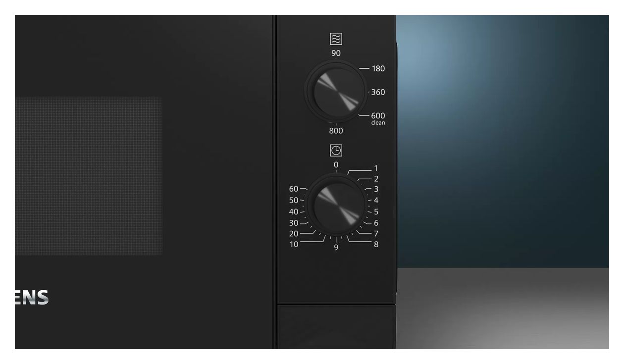 iQ300 FF020LMB2 Freistehende Mikrowelle 800 W Größe: klein 5 Stufen  (Schwarz) 