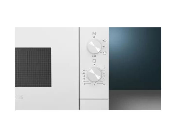 iQ300 FF020LMW0 Freistehende Mikrowelle 800 W Größe: klein 5 Stufen  (Weiß) 
