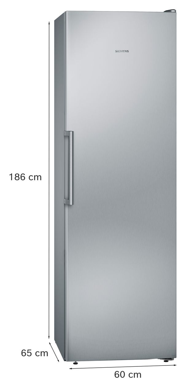 iQ300 GS36NGIEV 242 l Gefrierschrank 234 kWh Jahr NoFrost  (Satinierter Stahl) 