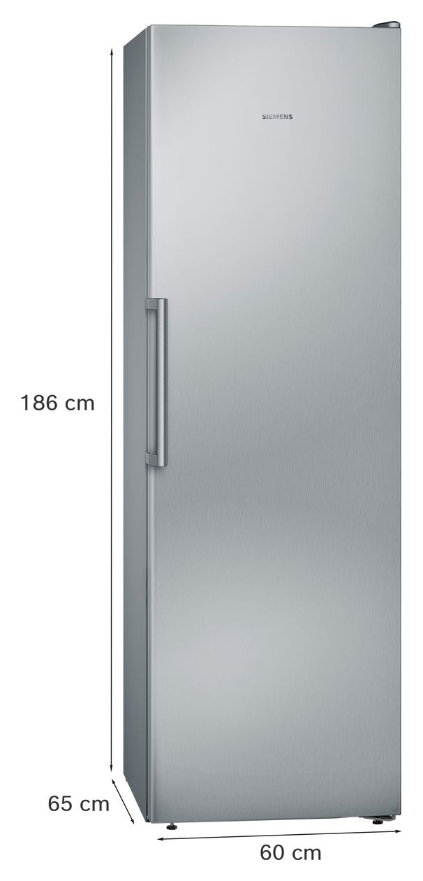 iQ300 GS36NVIEP 242 l Gefrierschrank 234 kWh Jahr NoFrost  (Edelstahl) 