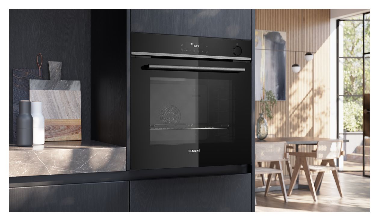 iQ300 HR532GBS3 Einbaubackofen groß Dampfgaren AutoClean 