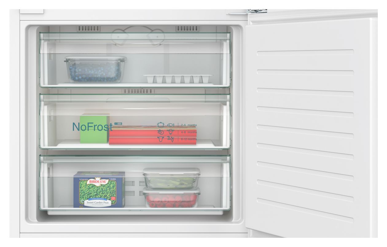 iQ300 KB96NVFE0 285 l / 98 l Kühl-Gefrierkombi freistehend NoFrost 256 kWh Jahr  (Nicht zutreffend) 