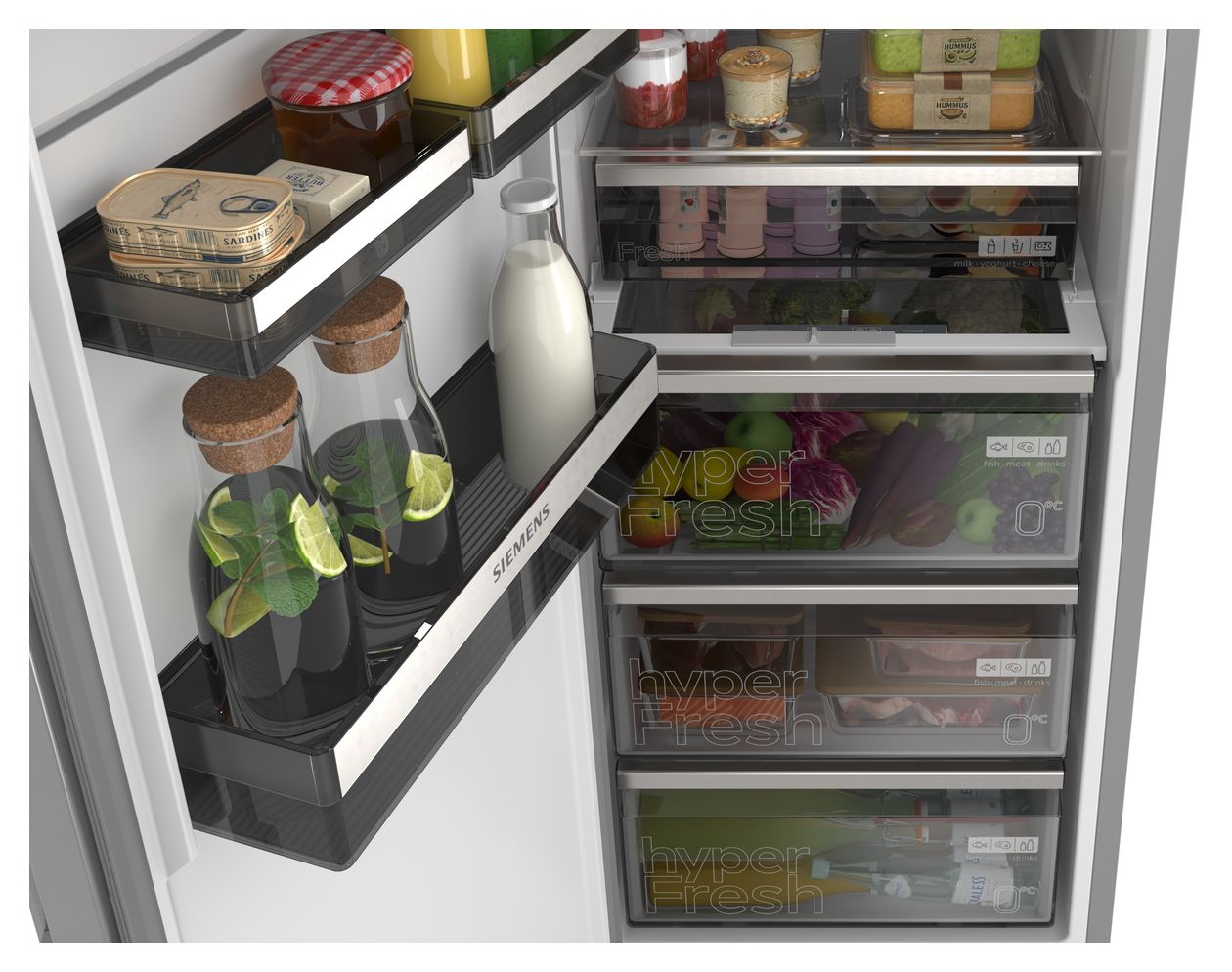 iQ300 KS36NEICM 402 l Kühlschrank freistehend EEK: C 110 kWh Jahr NoFrost  (Edelstahl) 