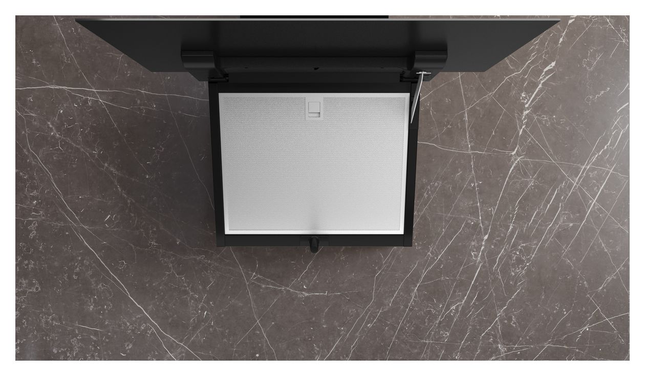 iQ300 LC67KFN60 Abluft/Umluft Dunstabzugshaube/Esse Wand 60 cm (Schwarz) 