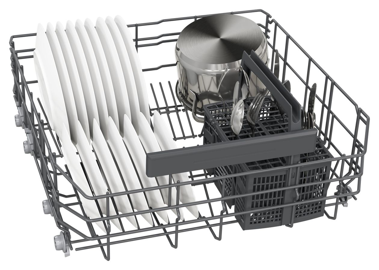 iQ300 SN63EX22AE 60 cm Geschirrspüler vollintegriert (ohne Front) Sehr leise 13 Maßgedecke aquaStop Funktion Wärmetauscher 