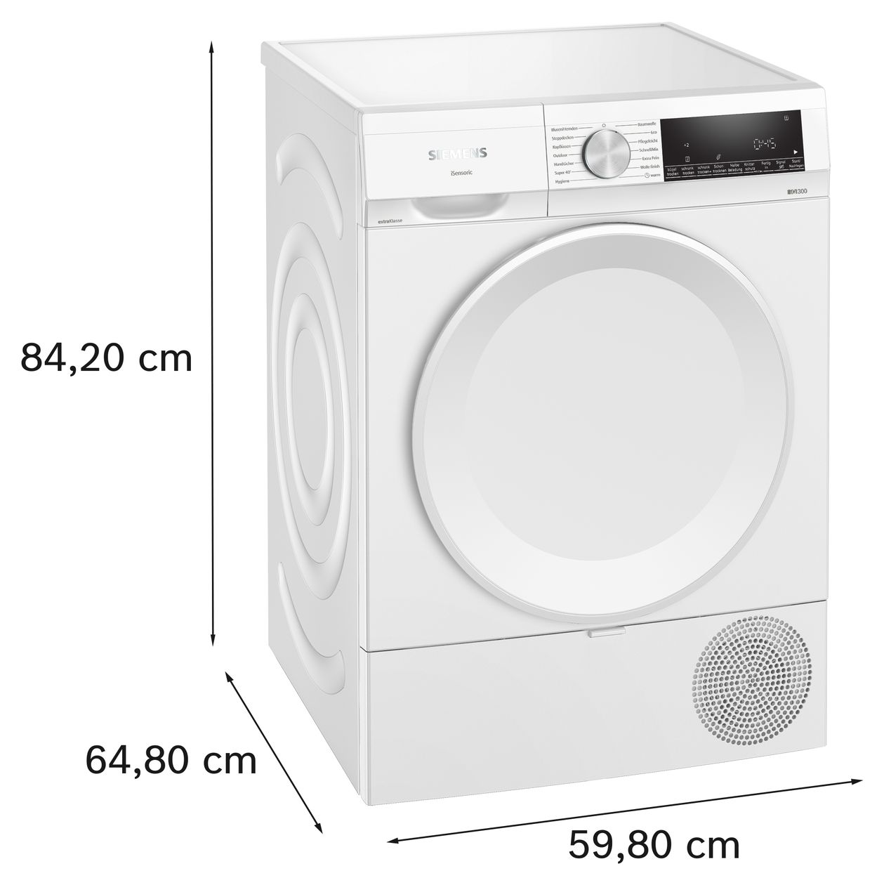 iQ300 WQ33A2C9K Wärmepumpen Trockner Frontlader 