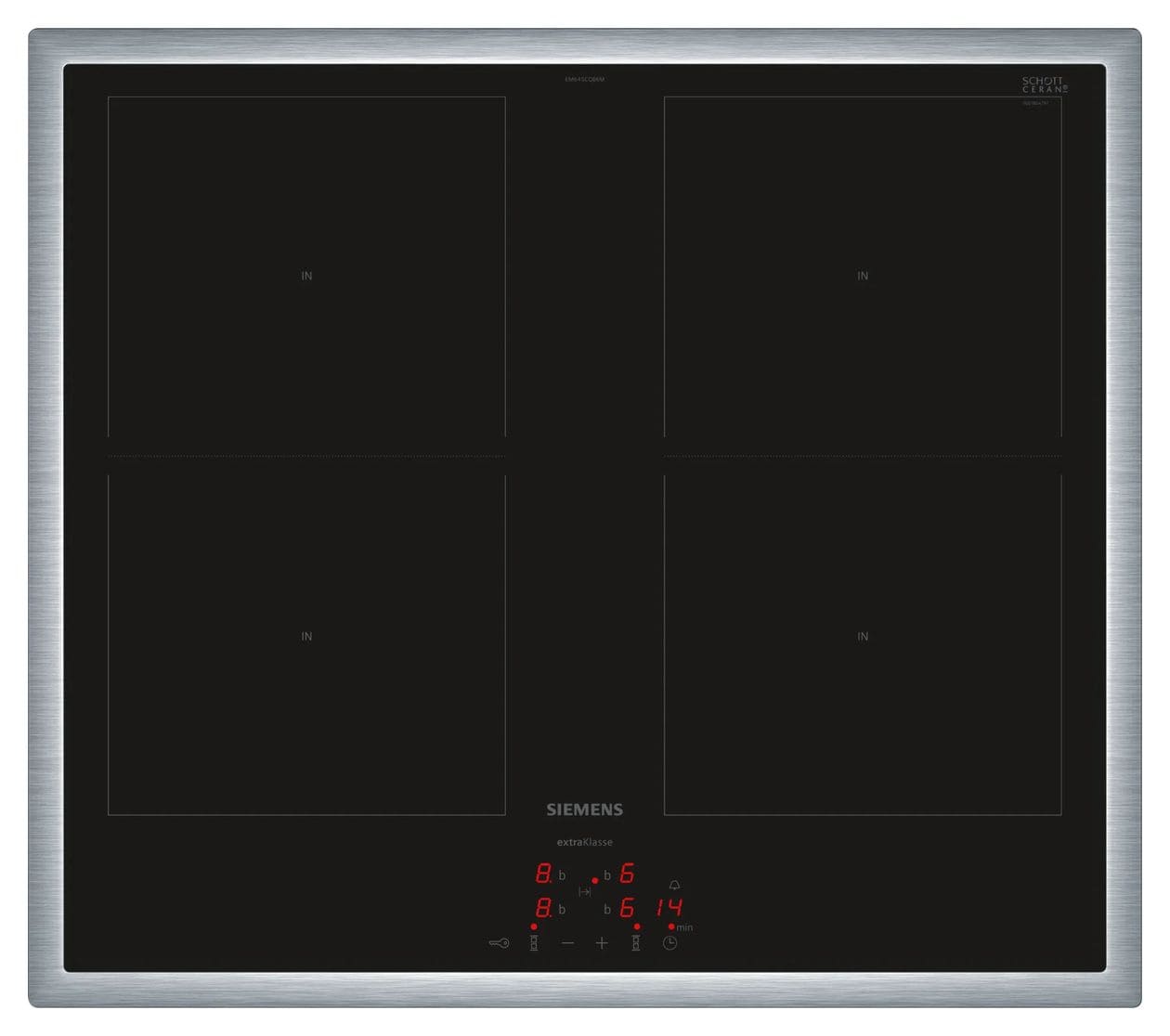 iQ500 EM645CQB6M herdgebundenes 60 cm Induktions Kochfeld/Herdplatte 4 Zone(n) 