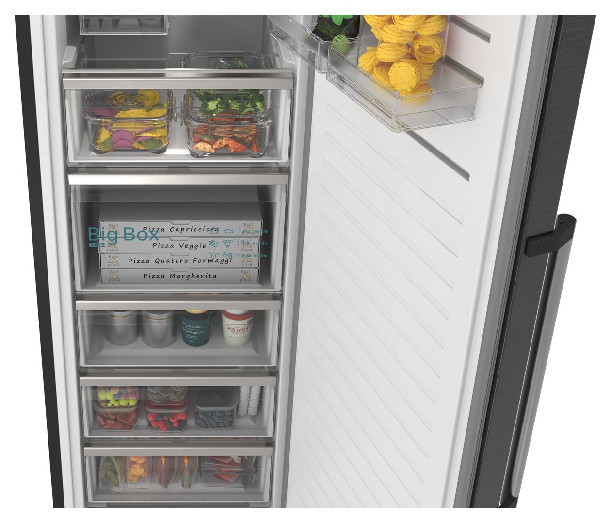 iQ500 GS36NAXCG 334 l Gefrierschrank 171 kWh Jahr NoFrost  (Schwarz) 