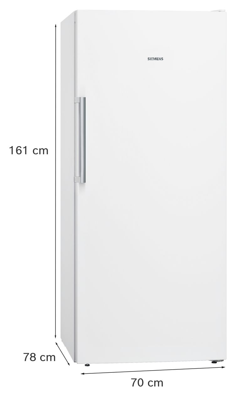 iQ500 GS51NAWCV 290 l Gefrierschrank 161 kWh Jahr NoFrost  (Weiß) 