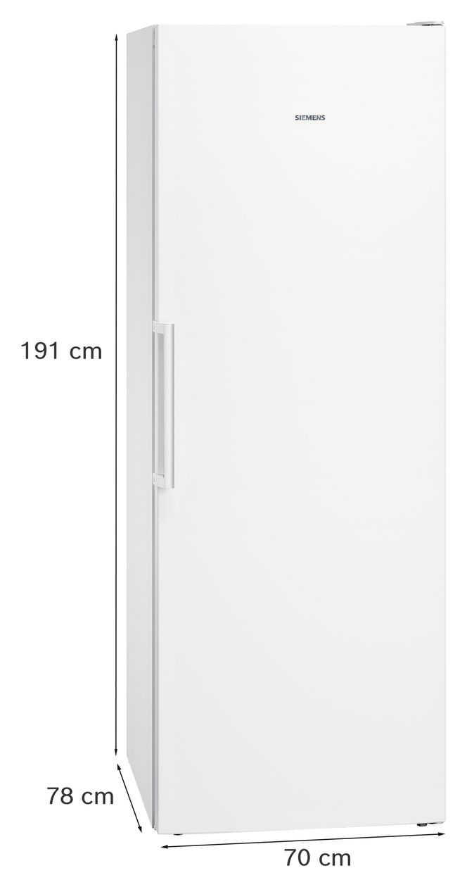 iQ500 GS58NDWDP 366 l Gefrierschrank 222 kWh Jahr NoFrost  (Weiß) 