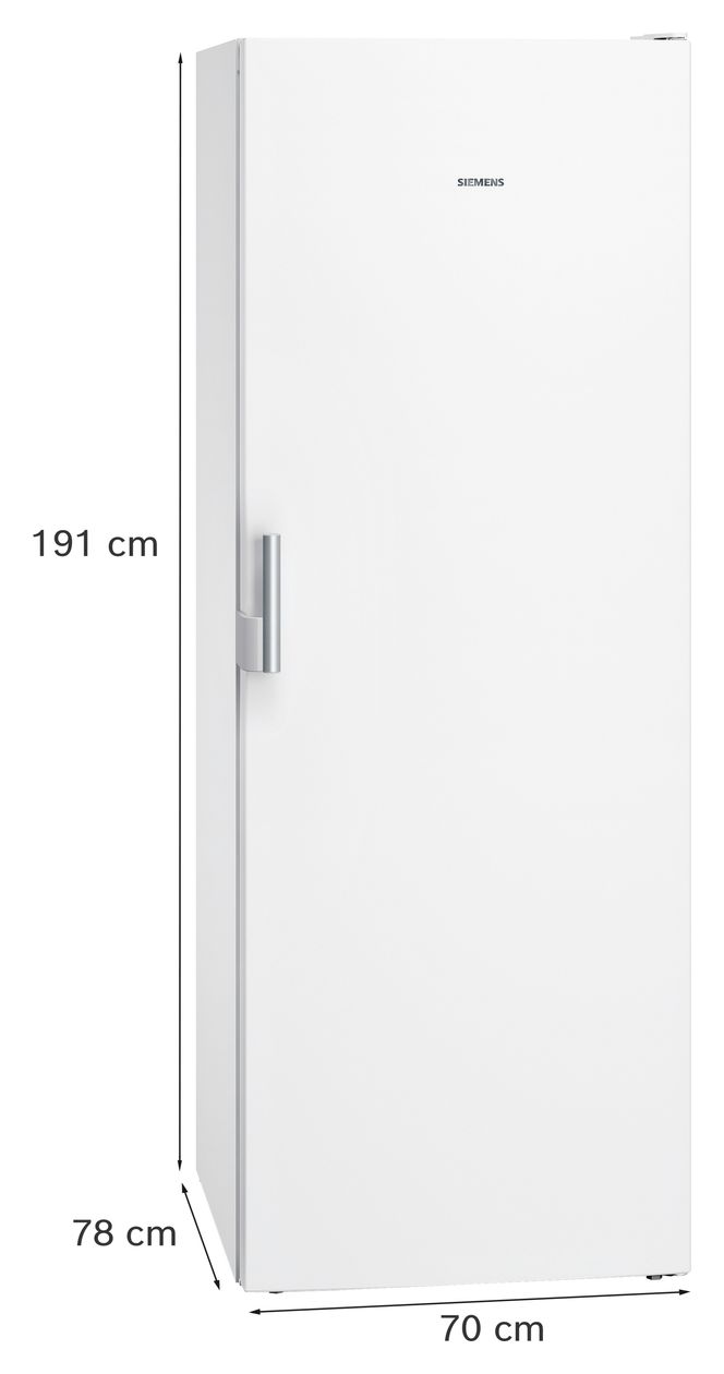 iQ500 GS58NEWCV 366 l Gefrierschrank 178 kWh Jahr NoFrost  (Weiß) 