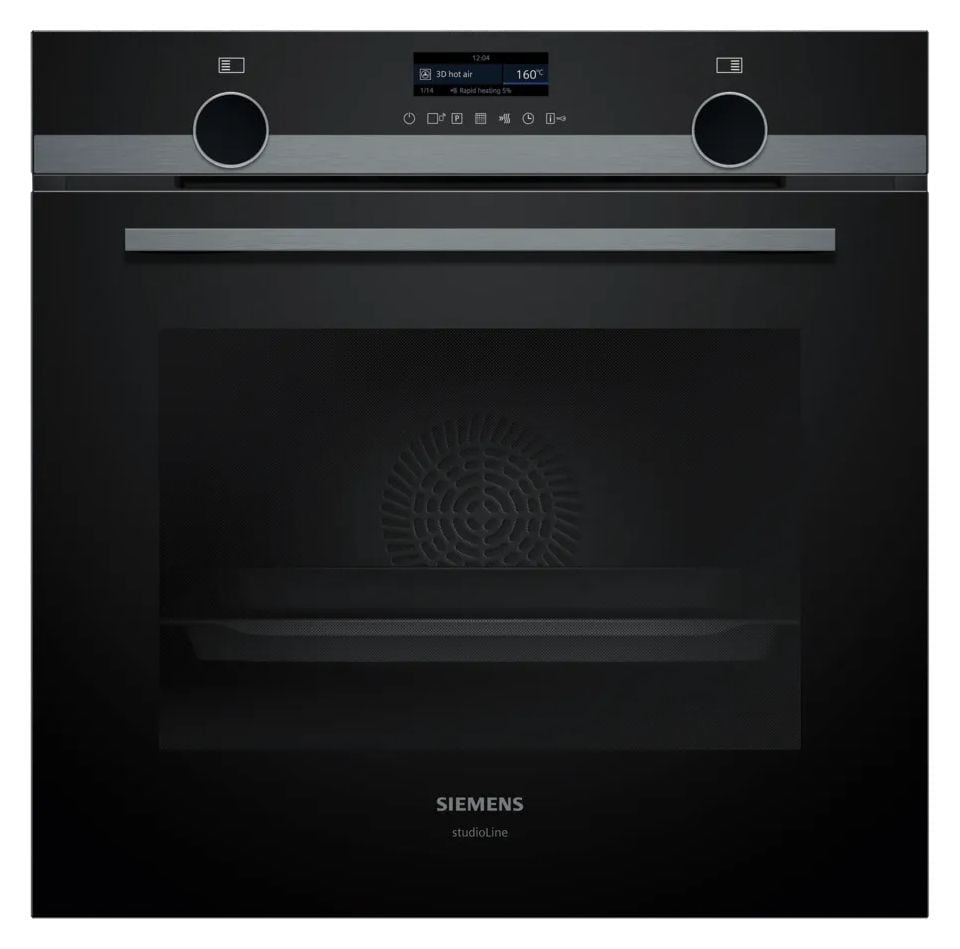 iQ500 HB479G5A7F Einbaubackofen groß AutoClean (Schwarz/Edelstahl) 