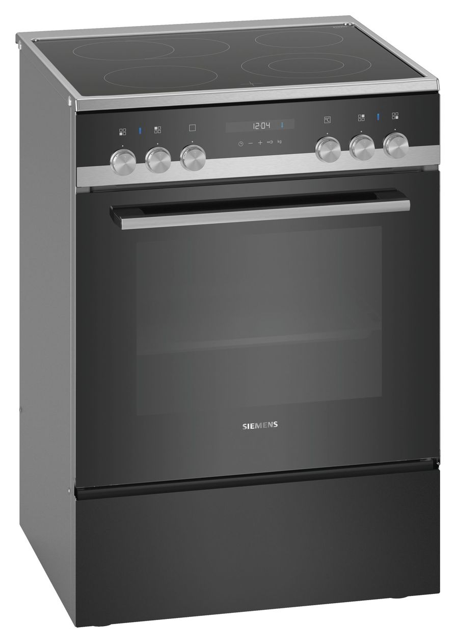 iQ500 HK9S5A240 Freistehender Herd Elektro normal mit Glaskeramik Kochfeld 