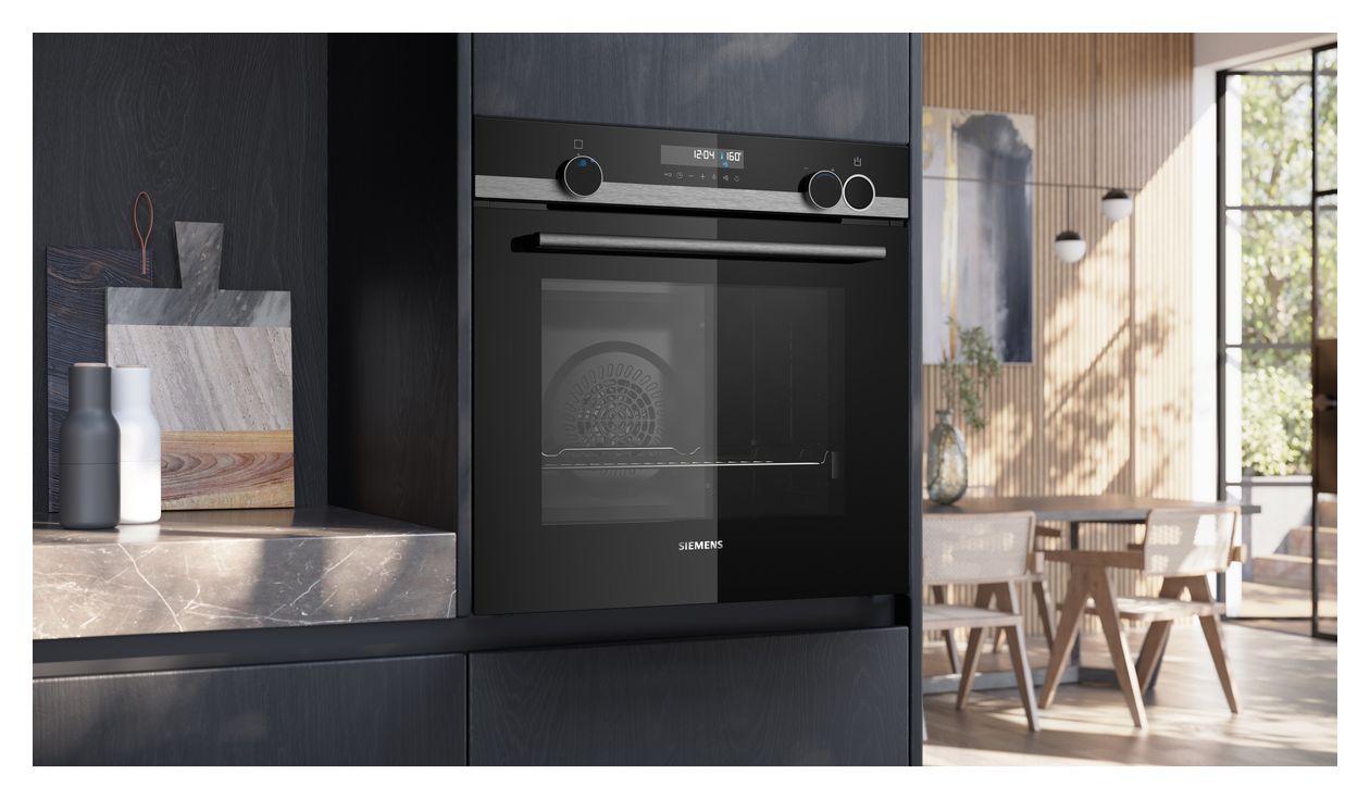 iQ500 HR578GFS7F Einbaubackofen groß Dampfgaren AutoClean 