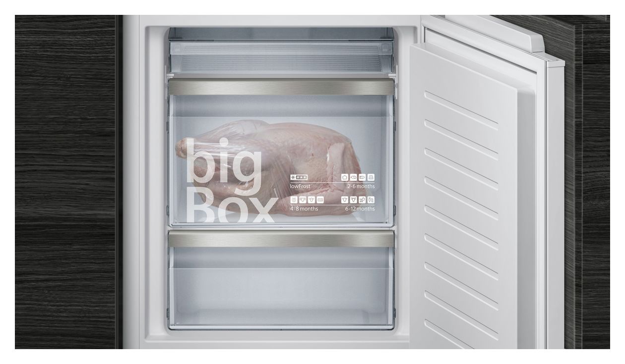 iQ500 KI86SADE0 192 l / 74 l 177,5 cm Einbau Kühl-/Gefrierkombination 219 kWh 