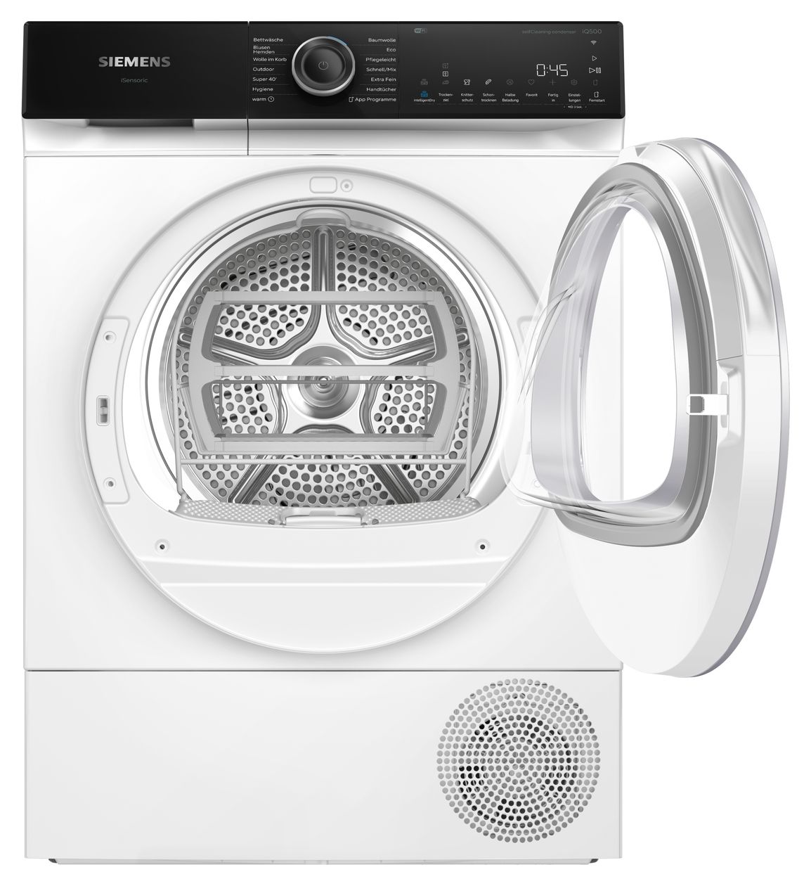 iQ500 WQ45H2B90 Wärmepumpen Trockner Frontlader AutoClean 